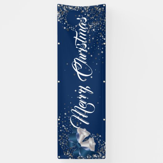 Binnenshuis aangepaste banner voor fijne kerst (Verticaal)