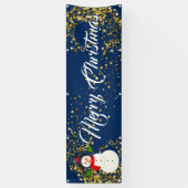 Binnenshuis aangepaste banner voor fijne kerst (Verticaal)