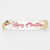 Binnenshuis aangepaste banner voor fijne kerst (Horizontaal)