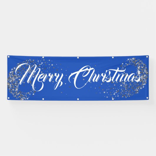 Binnenshuis aangepaste banner voor fijne kerst (Horizontaal)