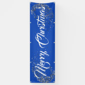 Binnenshuis aangepaste banner voor fijne kerst (Verticaal)