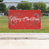 Binnenshuis Aangepaste banner voor vrolijk kerstfe (Insitu)