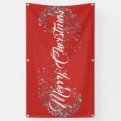 Binnenshuis Aangepaste banner voor vrolijk kerstfe (Verticaal)