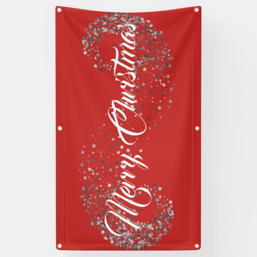 Binnenshuis Aangepaste banner voor vrolijk kerstfe (Verticaal)