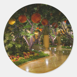 binnenshuis Garden Wynn Atrium Las Vegas #2 Sticke Ronde Sticker