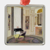 Binnenshuis met door Ruhlmann ontworpen meubelen, Metalen Ornament (Voorkant)