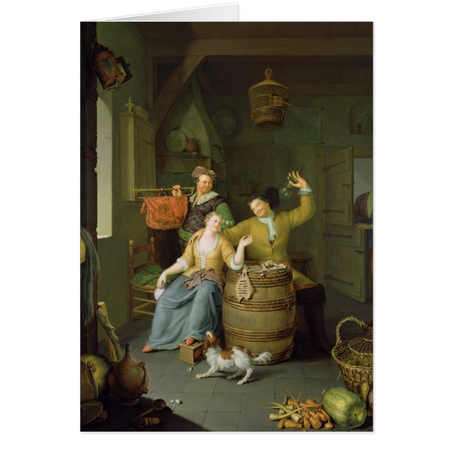 Binnenshuis met een paar feestjes (Voorkant)