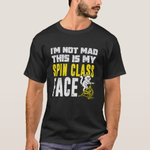 Binnenshuis Spinnend Grappige Spin Klas Kat T-shirt