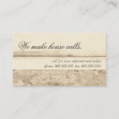 Binnenshuis | Visitekaartjes voor extern ontwerp (Achterkant)