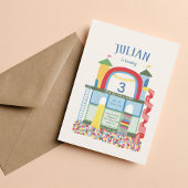 Binnenspeelplaats Kinderen Birthday Kaart