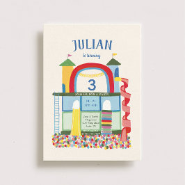 Binnenspeelplaats Kinderen Birthday Kaart