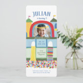 Binnenspeelplaats Kinderen van Birthday Party Foto Kaart (Staand voorkant)