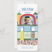 Binnenspeelplaats Kinderen van Birthday Party Foto Kaart (Voorkant)