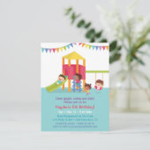 Binnenspeelplaats Meerjarige etnische kinderen Kaart (Staand voorkant)