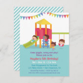 Binnenspeelplaats Meerjarige etnische kinderen Kaart (Voorkant / Achterkant)