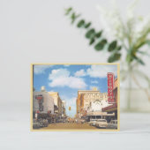  binnenstad Orlando Florida 1950s straat Briefkaart (Staand voorkant)