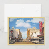  binnenstad Orlando Florida 1950s straat Briefkaart (Voorkant / Achterkant)