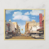  binnenstad Orlando Florida 1950s straat Briefkaart (Voorkant)
