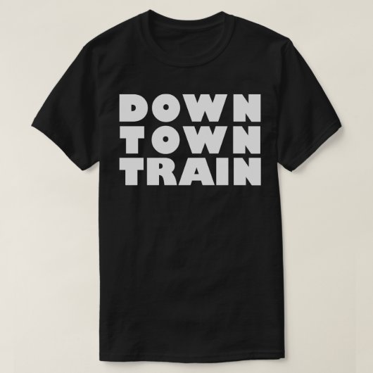 Binnenstad trein t-shirt (Design voorkant)