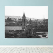 Binnenstad van Dublin Canvas Afdruk (Insitu (Houten vloer))