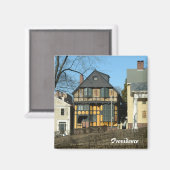 Binnenstad van Providence Magneet (Voorkant / Achterkant)