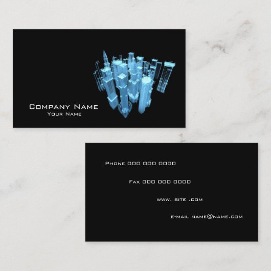 binnenstad visitekaartje (Voorkant / Achterkant)