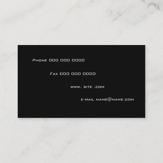 binnenstad visitekaartje (Achterkant)