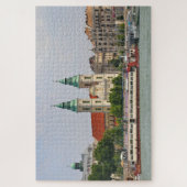 Binnenstadskerk en boten, Boedapest, Hongarije Legpuzzel (Verticaal)