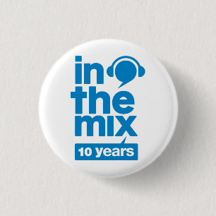 binnenste 10-jarenknoppen ronde button 3,2 cm