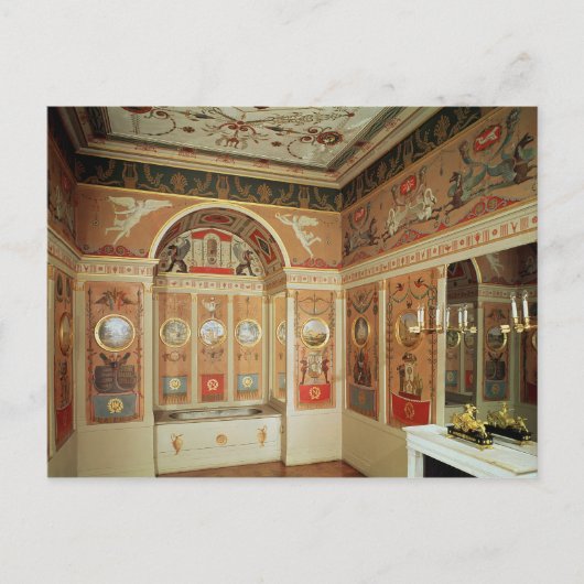 Binnenste badkamer van Napoleon, gebouwd in 1807 Briefkaart (Voorkant)