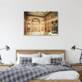 Binnenste badkamer van Napoleon, gebouwd in 1807 Canvas Afdruk (Insitu (Slaapkamer))