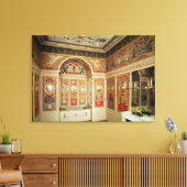 Binnenste badkamer van Napoleon, gebouwd in 1807 Canvas Afdruk (Insitu (Woonkamer))