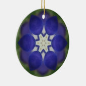 Binnenste blauwbonnetventilator keramisch ornament (Rechts)