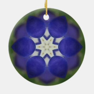 Binnenste blauwbonnetventilator keramisch ornament