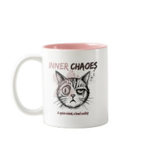 Binnenste Chaos - Artistieke Kat Illustratie Koffi