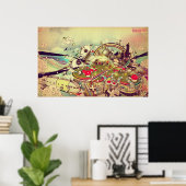 Binnenste City Front Poster (Thuiskantoor)