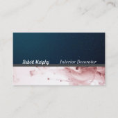 Binnenste decorator | Abstracte achtergrond Visitekaartje (Voorkant)
