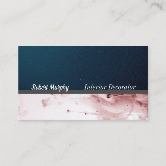Binnenste decorator | Abstracte achtergrond Visitekaartje (Voorkant)