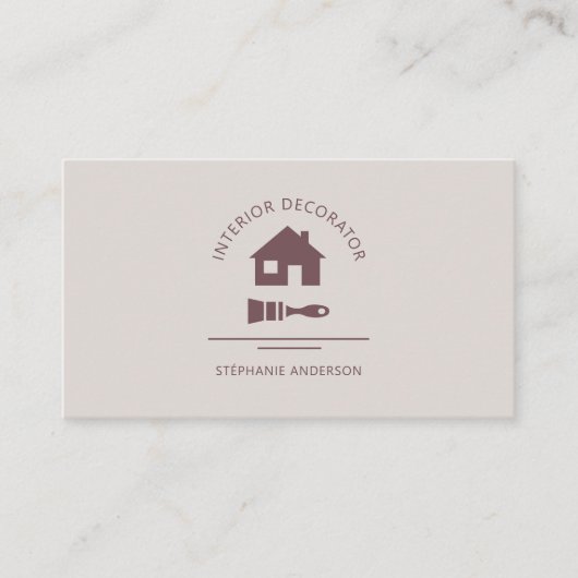 Binnenste decorator visitekaartje (Voorkant)