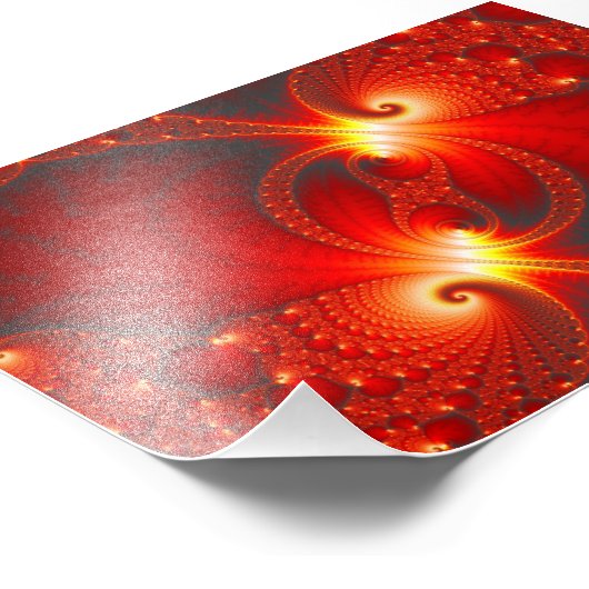 Binnenste - Fractale Kunst Foto Afdruk (Hoek)