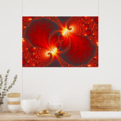 Binnenste - Fractale Kunst Poster (Keuken)