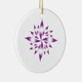 Binnenste kerstster #12 keramisch ornament (Rechts)