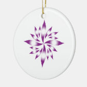 Binnenste kerstster #12 keramisch ornament (Links)