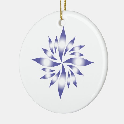 Binnenste kerstster #1 keramisch ornament (Links)