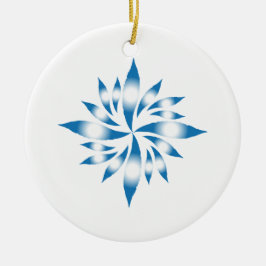 Binnenste kerstster #2 keramisch ornament