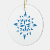 Binnenste kerstster #2 keramisch ornament (Links)