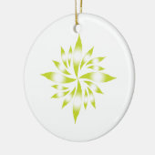 Binnenste kerstster #6 keramisch ornament (Links)