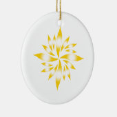 Binnenste kerstster #7 keramisch ornament (Rechts)