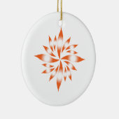 Binnenste kerstster #8 keramisch ornament (Rechts)