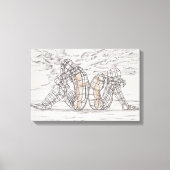 Binnenste onderliggend canvas afdruk (Voorkant)